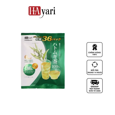 Trà Hayari Hatomugi Tea hỗ trợ thanh lọc, làm sáng da
