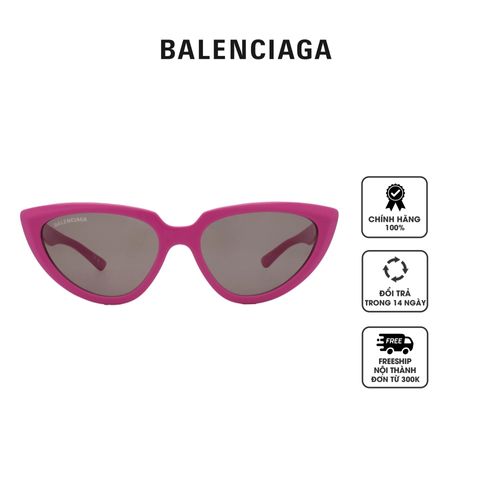 Kính mát nữ Balenciaga Brown Cat Eye Ladies Sunglasses BB0182S 003 55