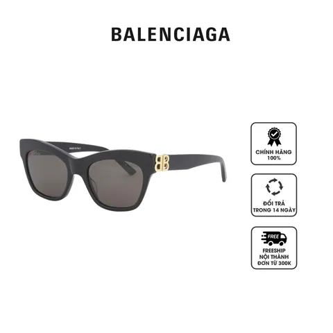 Kính mát nữ Balenciaga Grey Cat Eye Ladies Sunglasses BB0132S 001 53