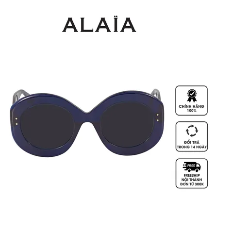 Kính mát nữ Azzedine Alaia Grey Oversized Ladies Sunglasses AA0003S-003 52