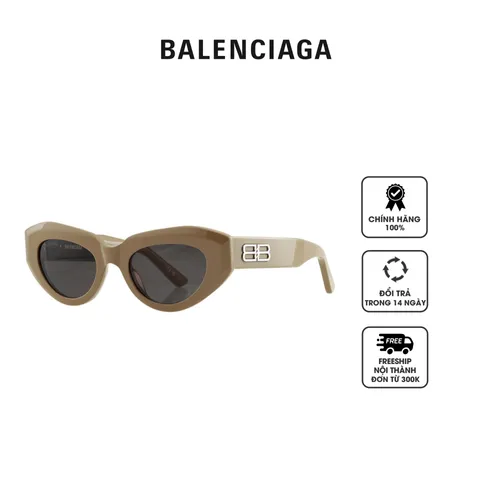 Kính mát nữ Balenciaga Grey Cat Eye Ladies Sunglasses BB0236S 004 52