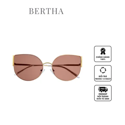 Kính mắt nữ Bertha Ladies Multi-Color Butterfly Sunglasses BRSBR036GDX