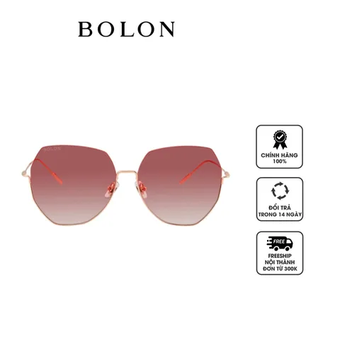Kính mắt nữ Bolon Elena Red Polygon Ladies Sunglasses BL7107 A32 59