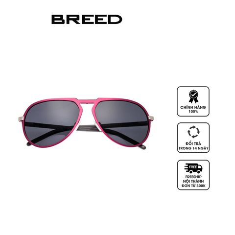 Kính mắt nam Breed Men's Pink Pilot Sunglasses BSG018MG