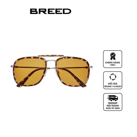 Kính mắt nam Breed Men's Tortoise Pilot Sunglasses BSG068C3