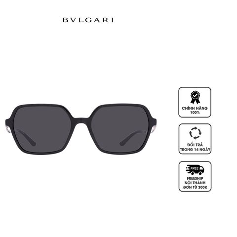 Kính nữ Bvlgari Dark Gray Irregular Ladies Sunglasses BV8252 501/87 56