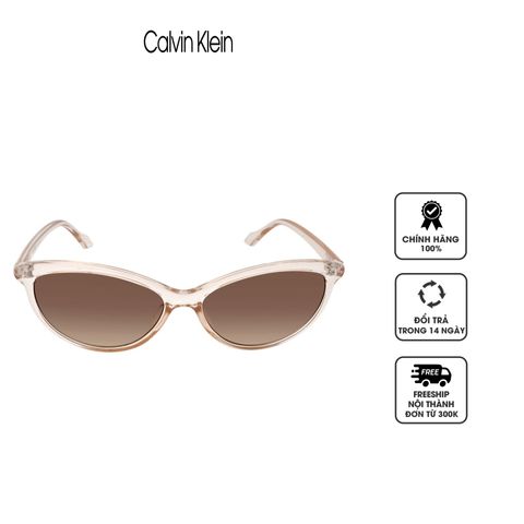 Kính nữ Calvin Klein Brown Cat Eye Ladies Sunglasses CK19534S 270 58