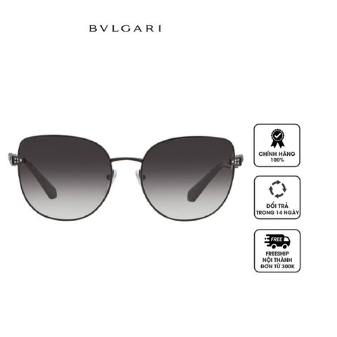 Kính nữ Bvlgari Grey Gradient Cat Eye Ladies Sunglasses BV6184B 20238G 56