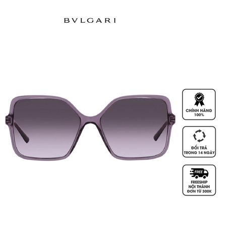 Kính nữ Bvlgari Violet Gradient Square Ladies Sunglasses BV8250 55148H 57