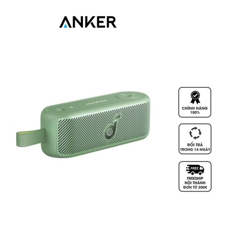 Loa Bluetooth Anker Soundcore Motion 100 A3133 - Công suất 20W, Âm thanh Mạnh mẽ, Chống Nước IPX7, Thích hợp Trong Nhà và Ngoài Trời
