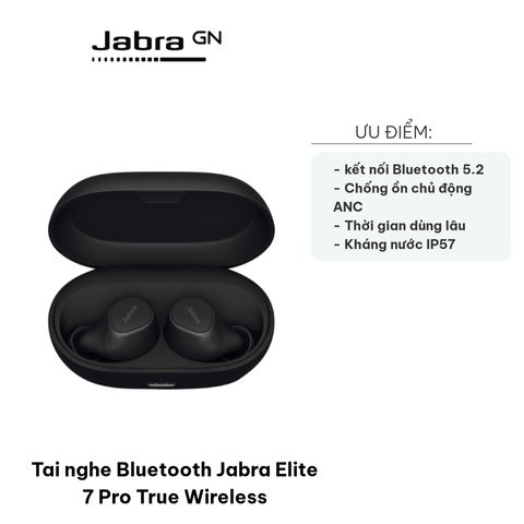 Tai nghe Bluetooth Jabra Elite 7 Pro True Wireless - Công nghệ ANC Thông Minh, Chống Ồn Xuất Sắc, Âm Thanh Chất Lượng Cao