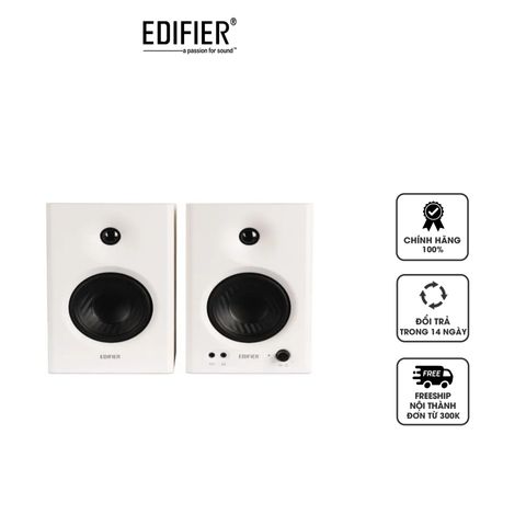 Loa Kiểm Âm Edifier MR4 42W - Âm Thanh Chi Tiết, Chất Liệu Gỗ MDF - Lý Tưởng Cho Studio và Nghe Nhạc Tại Nhà