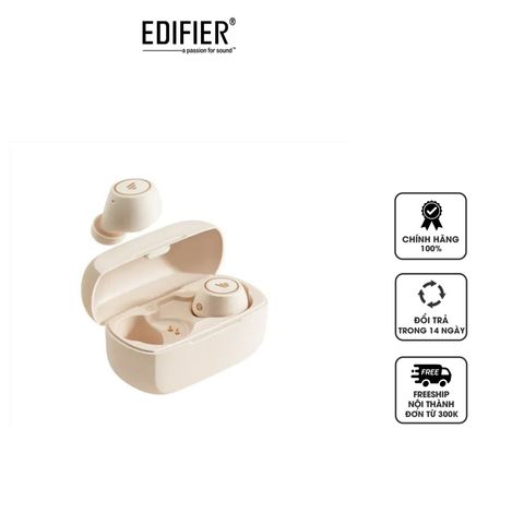 Tai Nghe Bluetooth True Wireless Edifier TWS1 Pro - Thiết Kế Nhỏ Gọn, Âm Thanh Chất Lượng, Pin Lên Đến 30 Giờ, Chống Nước IP65
