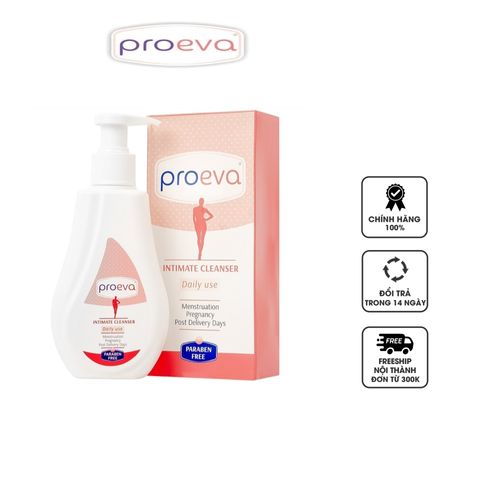 Dung dịch vệ sinh phụ nữ Proeva Intimate Cleanser 125ml - Sạch sẽ, cân bằng pH và ngăn viêm nhiễm, chiết xuất tự nhiên