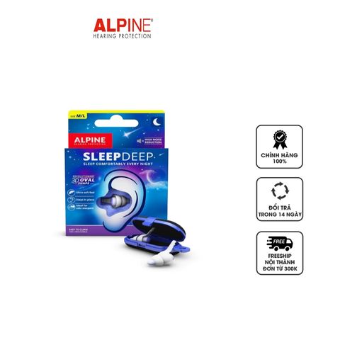 Nút bịt tai chống ồn khi ngủ Alpine SleepDeep