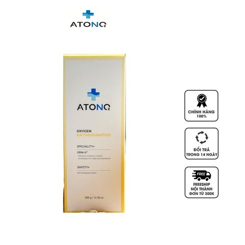 Sữa Tắm Gội Toàn Thân Cho Bé Atono2 Oxygen Dịu Nhẹ 300g - Công Nghệ Bọt Siêu Mịn, Cấp Ẩm & Cân Bằng pH Cho Da Nhạy Cảm