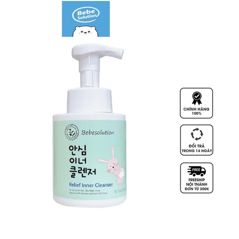Bọt vệ sinh Bebesolution Relief Inner Cleanser cho bé từ 0M+