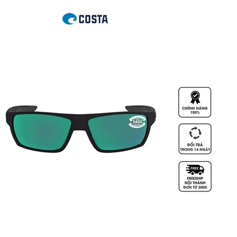 Kính mát nam Costa Del Mar BLOKE Green Mirror Polarized Glass Men's Sunglasses BLK 124 OGMGLP 61