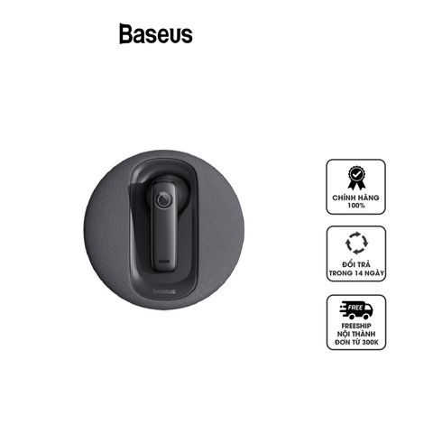 Tai Nghe Bluetooth Baseus C-Mic CM10 - Tai Nghe Đơn Tai, Microphone, Pin 50h, Kết Nối Bluetooth 5.3, Sạc USB Type-C