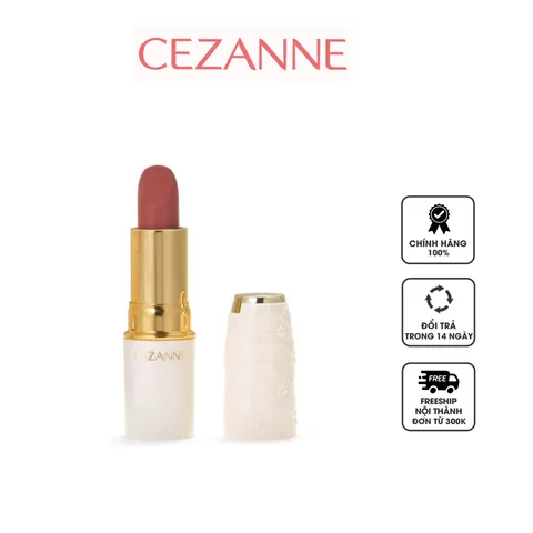 Son lì không chì Cezanne Lasting Lip Color N màu 102 Hồng Nude
