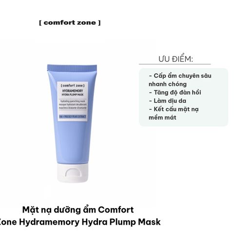 Mặt Nạ Dưỡng Ẩm Comfort Zone Hydramemory Hydra Plump - Cấp Ẩm Sâu, Làm Da Căng Mịn, Thư Giãn, 60ml