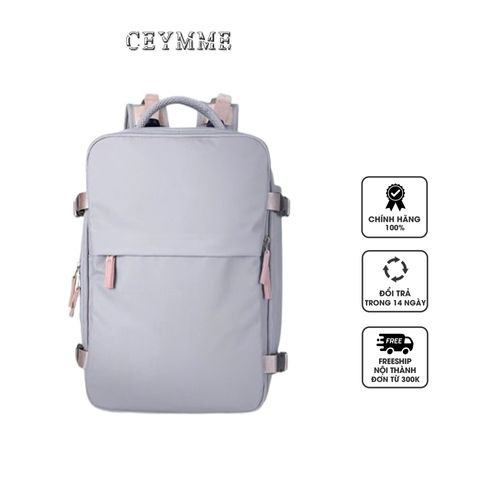 Balo du lịch Ceymme chống nước cho laptop 15,6 inch - Balo thời trang nữ đa năng, chịu lực tốt, chống trộm, nhiều ngăn tiện lợi
