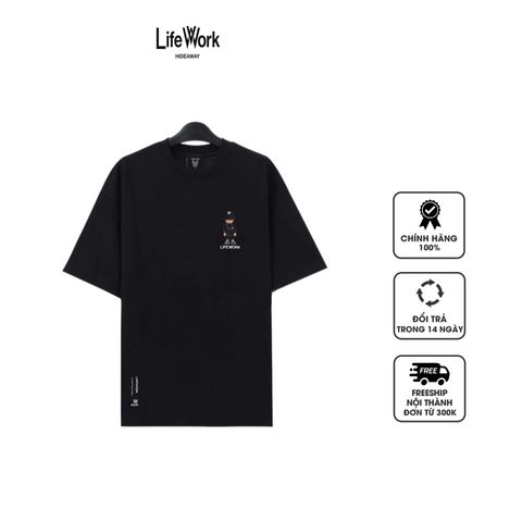 Áo phông LifeWork Checkerboard Hipdog LW242TS107 Black