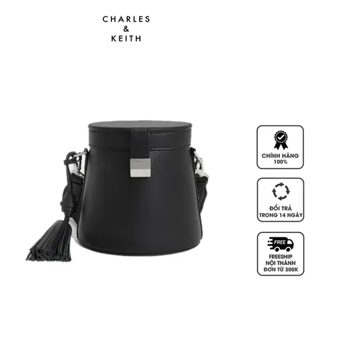 Túi xách Charles & Keith Sianna Bucket Bag CK2-10701383 Noir