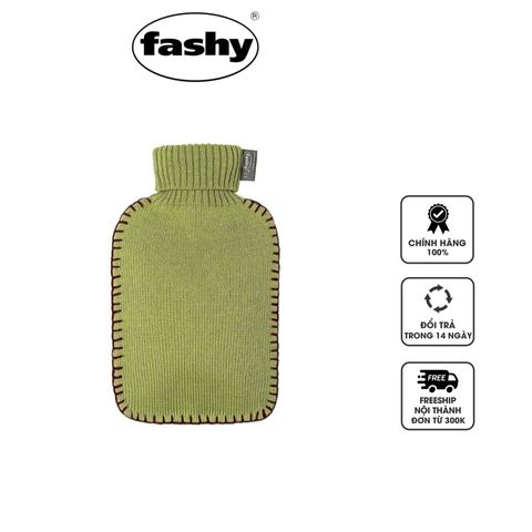 Túi Chườm Nóng Lạnh Fashy Bọc Len - Giúp Giảm Đau Nhức, Giữ Nhiệt Từ -20°C Đến 90°C, An Toàn Cho Trẻ Em, 2 Lít, Đẹp Thiết Kế Mềm Mại