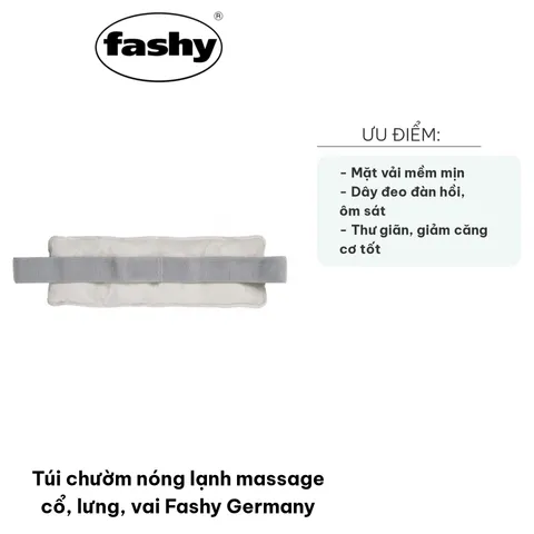Túi Chườm Nóng Lạnh Massage Cổ Lưng Vai Fashy Germany - Giảm Căng Thẳng, Đau Mỏi, Chất Vải Mềm, Thiết Kế Thân Thiện