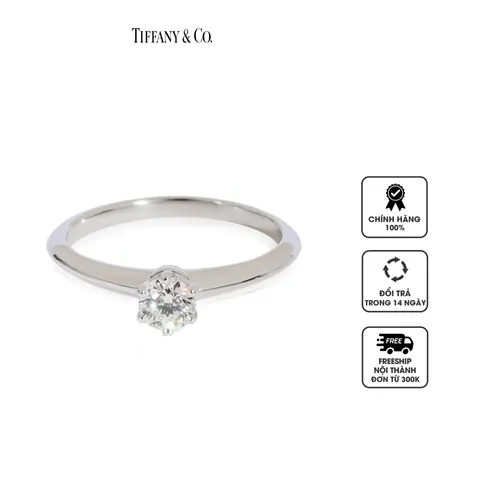 Nhẫn Pre-Owned Tiffany Diamond Solitaire in Platinum 0.26 CT 125078