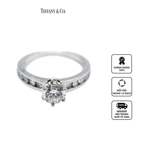 Nhẫn Pre-Owned Tiffany & Co. Diamond Engagement Ring in Platinum G VVS1 1.05 CTW 133282