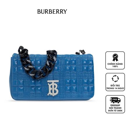 Túi nữ Burberry Blue Lola Shoulder Bag