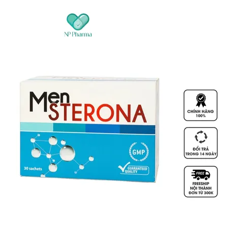 Bột uống Men Sterona hỗ trợ sức khỏe sinh sản nam giới