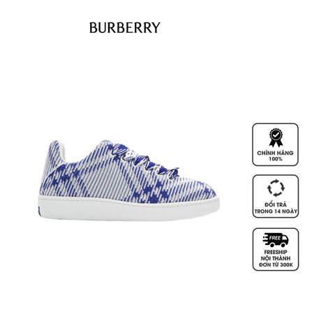 Giày thể thao Burberry Check Knit Box Sneakers 80815841 Salt