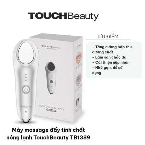 Máy Massage Đẩy Tinh Chất Nóng Lạnh TouchBeauty TB1389 - Cải Thiện Độ Đàn Hồi Và Săn Chắc Cho Da Mặt, Thiết Kế Nhỏ Gọn Tiện Lợi