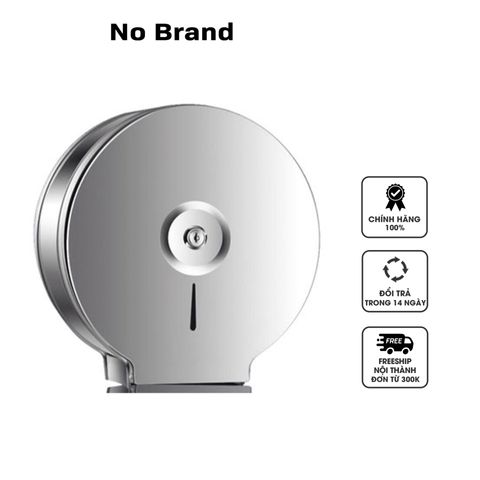 Hộp Đựng Giấy Vệ Sinh Inox Cuộn Lớn Gắn Tường - Thiết Kế Sang Trọng, Chống Va Đập, Dễ Dàng Sử Dụng, Phù Hợp Nhà Hàng, Khách Sạn