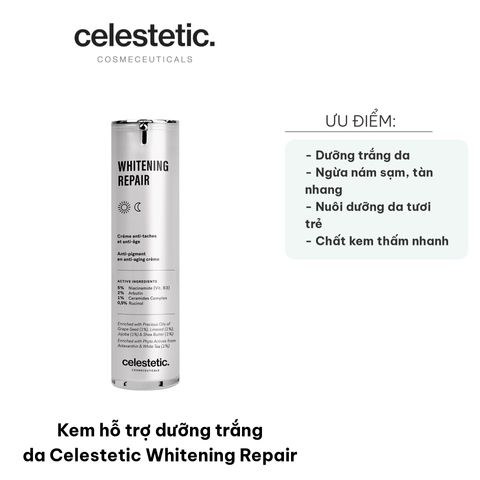 Kem Dưỡng Trắng Da Celestetic Whitening Repair - Hỗ Trợ Làm Sáng, Đều Màu, Cải Thiện Nếp Nhăn, Dưỡng Ẩm, Cho Làn Da Tươi Trẻ, 50ml