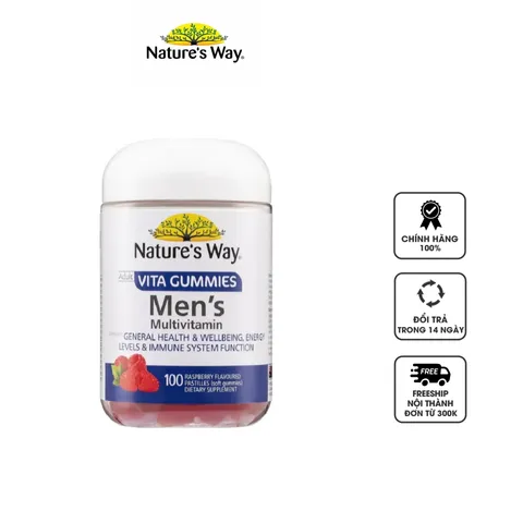 Kẹo dẻo cho nam Nature's Way Men's Multivitamin Vita Gummies