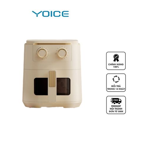 Nồi Chiên Không Dầu YOICE Y-KZ18 5L - Công Suất 1500W, Thiết Kế Hiện Đại, Chín Giòn Không Cần Lật