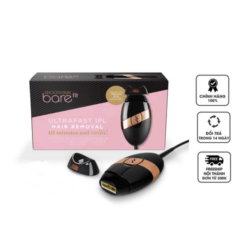 Máy triệt lông SmoothSkin BareFit IPL - Công nghệ triệt lông thông minh, cảm biến tông da, hiệu quả nhanh chóng, thiết kế nhỏ gọn