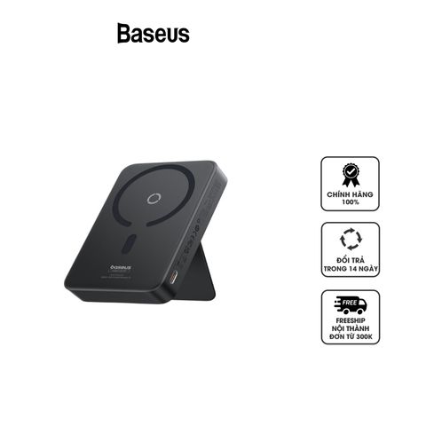 Sạc Dự Phòng Wireless Baseus MagPro 5000mAh Nam Châm 20W - Thiết Kế Gọn Nhẹ, Sạc Không Dây Tự Động