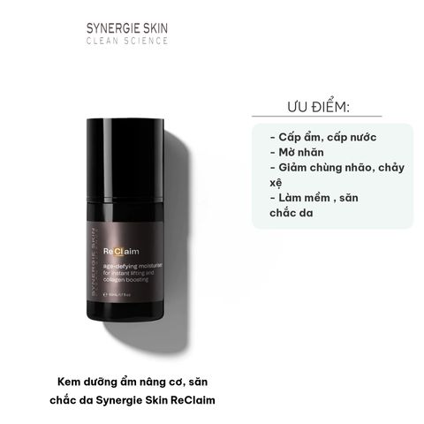 Kem Dưỡng Ẩm Nâng Cơ Synergie Skin ReClaim 50ml - Săn Chắc Da, Chống Nhăn, Đàn Hồi, Cho Làn Da Mịn Màng