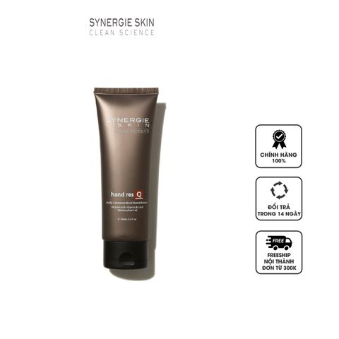 Kem Dưỡng Da Tay Synergie Skin Hand ResQ - Chứa Niacinamide và Mật Ong Hữu Cơ, Phục Hồi Da Khô, Cấp Ẩm Sâu, 100ml