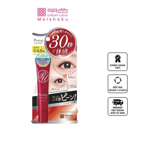 Meishoku Pintup Eye Serum hỗ trợ trẻ hóa da vùng mắt