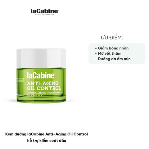 Kem Dưỡng Da LaCabine Anti-Aging Oil Control 50ml - Kiểm Soát Dầu, Cấp Ẩm, Làm Mờ Vết Thâm Cho Da Dầu, Dưỡng Ẩm Chuyên Nghiệp