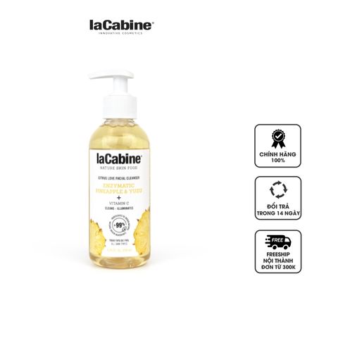 Gel rửa mặt Enzyme laCabine Citrus Love Cleanser - Sữa rửa mặt tự nhiên giúp làm sạch da hiệu quả, giữ ẩm và sáng đẹp, 250ml