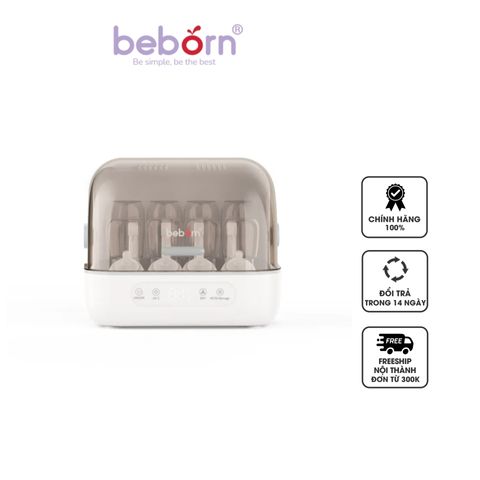 Máy UVC Tiệt Trùng Bình Sữa Beborn SB01 - Dung Tích 16L, Sấy Khô và Khử Mùi Hiệu Quả, Phù Hợp Với 6 Bình Sữa Đồng Thời