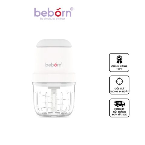 Máy Xay Thức Ăn Dặm Đa Năng Beborn FG01 - Lưỡi Dao Sắc Bén, Thiết Kế Nhỏ Gọn, Dễ Dàng Sử Dụng cho Bé