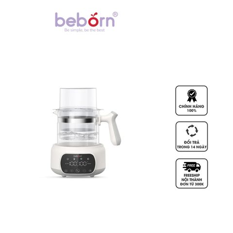 Bình Đun Nước Giữ Nhiệt Pha Sữa Điện Tử Beborn K05 - Giữ Ấm Liên Tục 72h, Chế Độ Đun Sôi và Hâm Nóng Tiện Ích, Màn Hình LED